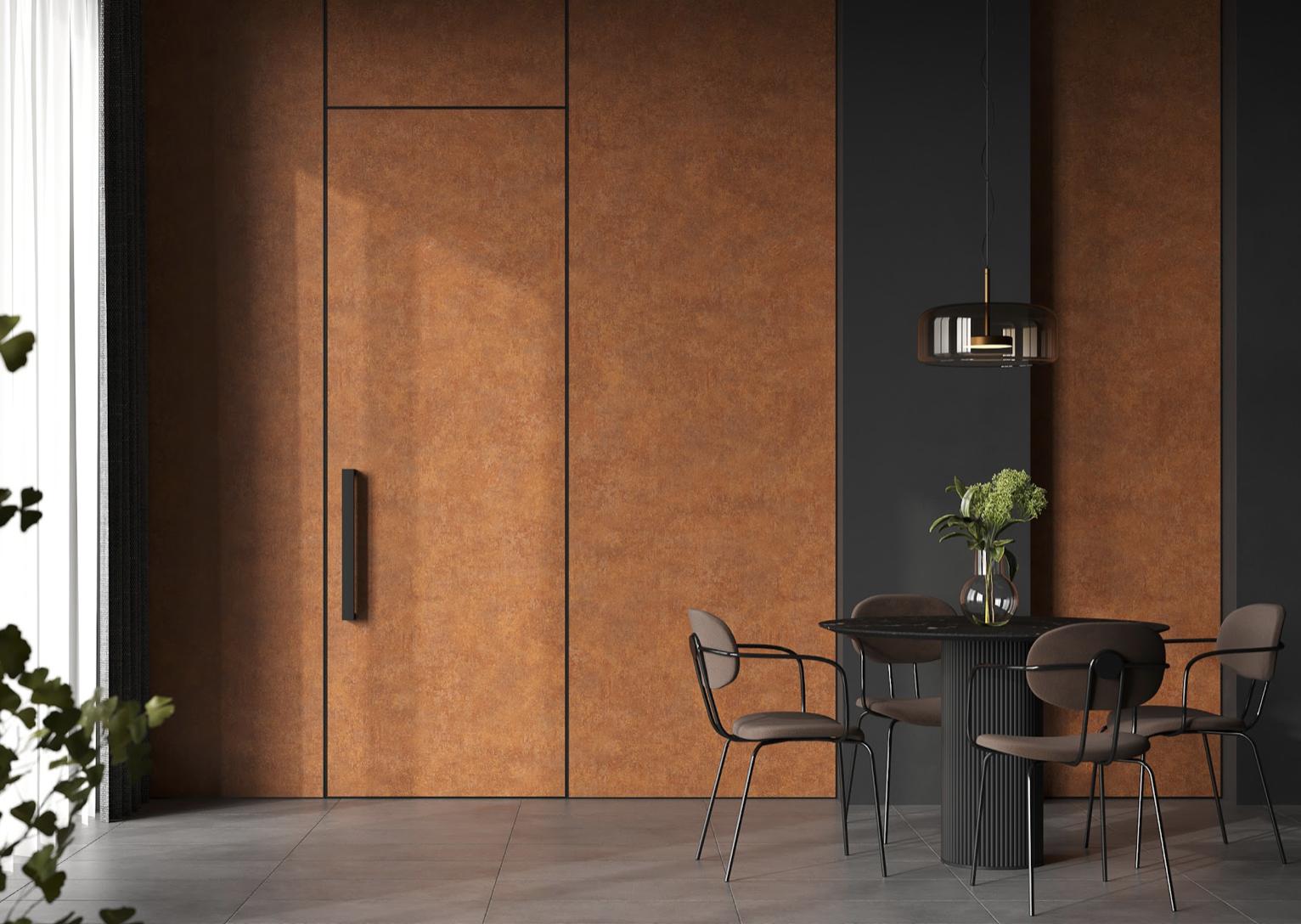 درب بدون قاب یا frameless - انتخاب جنس مناسب درب - ddoor